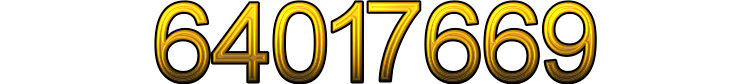 Numeris 64017669
