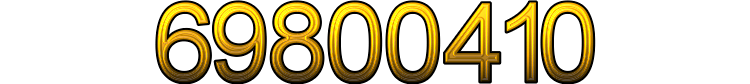 Numeris 69800410