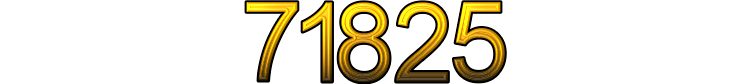 Numeris 71825