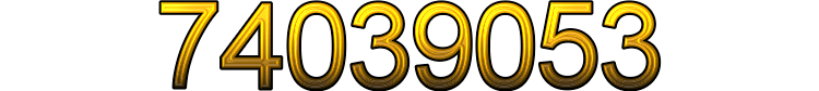 Numeris 74039053