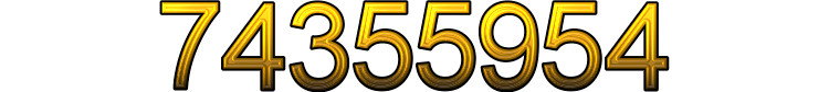 Numeris 74355954