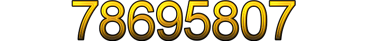 Numeris 78695807