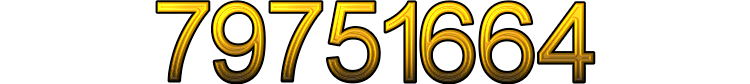 Numeris 79751664
