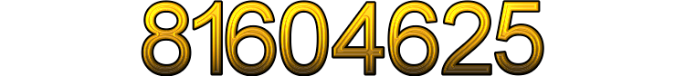 Numeris 81604625
