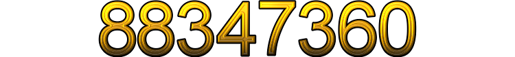 Numeris 88347360