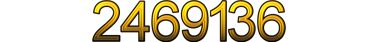 Номер 2469136