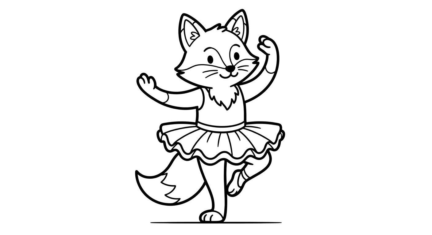 spalvinti lapę baleriną