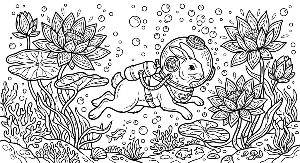 Triušis ant sraigės skaito žvaigždėlapį