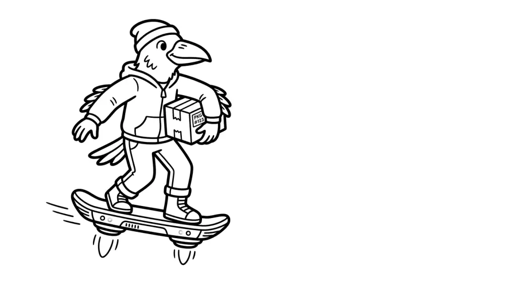 spalvinti varną su skraidykle