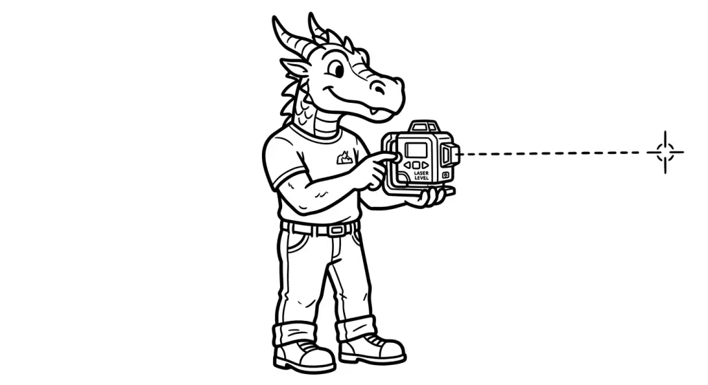 spalvinti drakongalvį statybininką