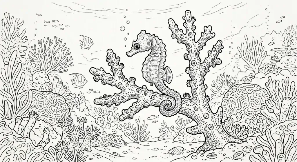 Fish blowing bubbles